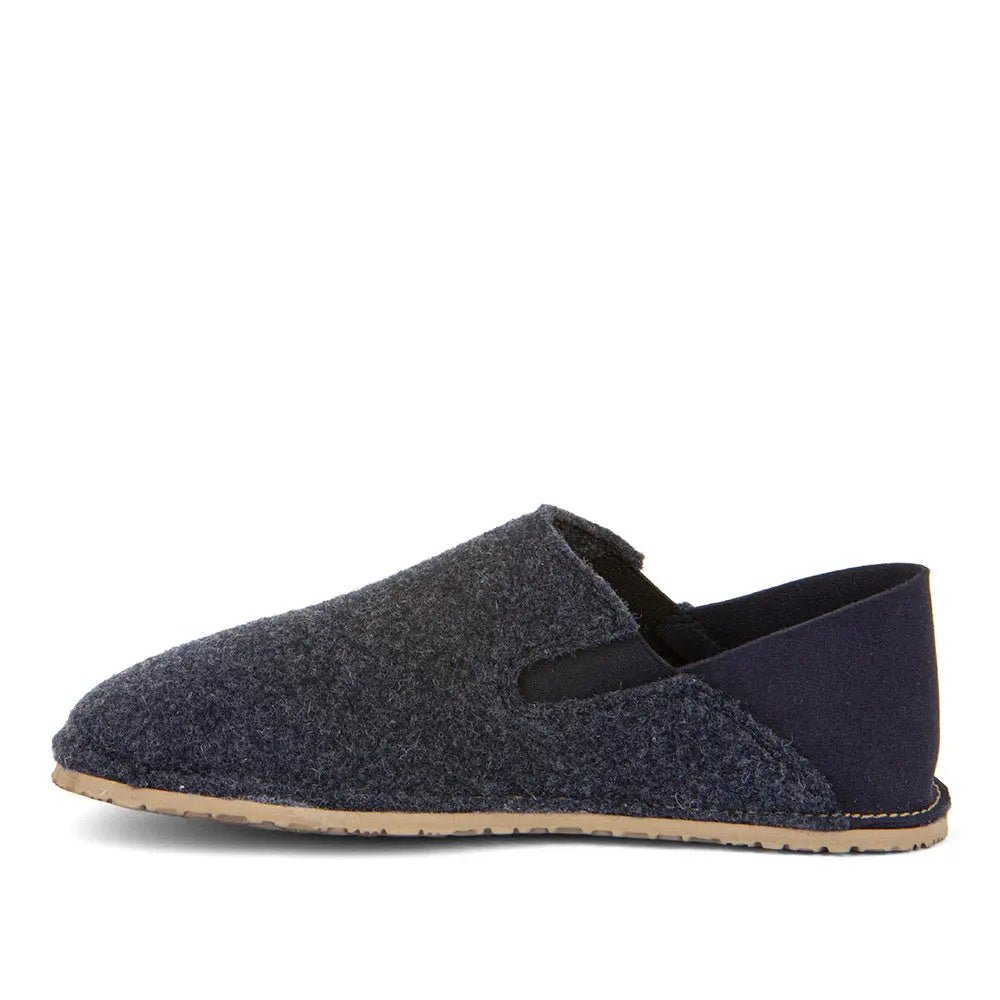 Froddo Barefoot - Slip-on Wooly Dark Blue - Zapatillas de casa barefoot