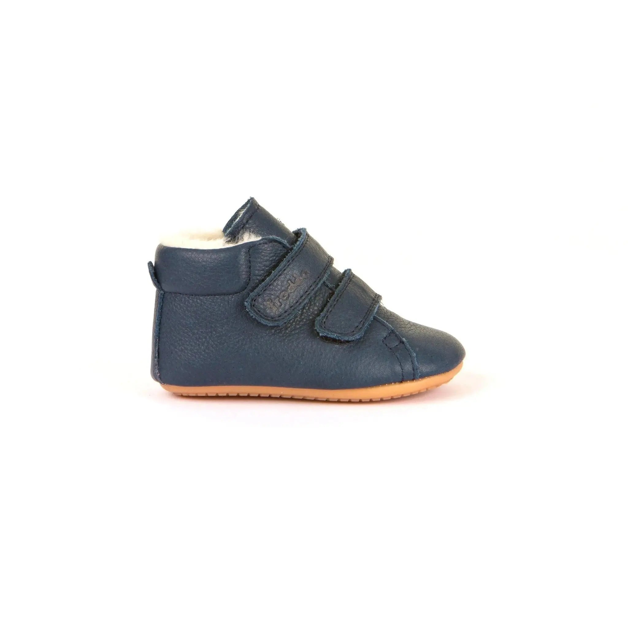 Froddo Prewalker Navy - botitas respetuosas de primeros pasos con borreguito