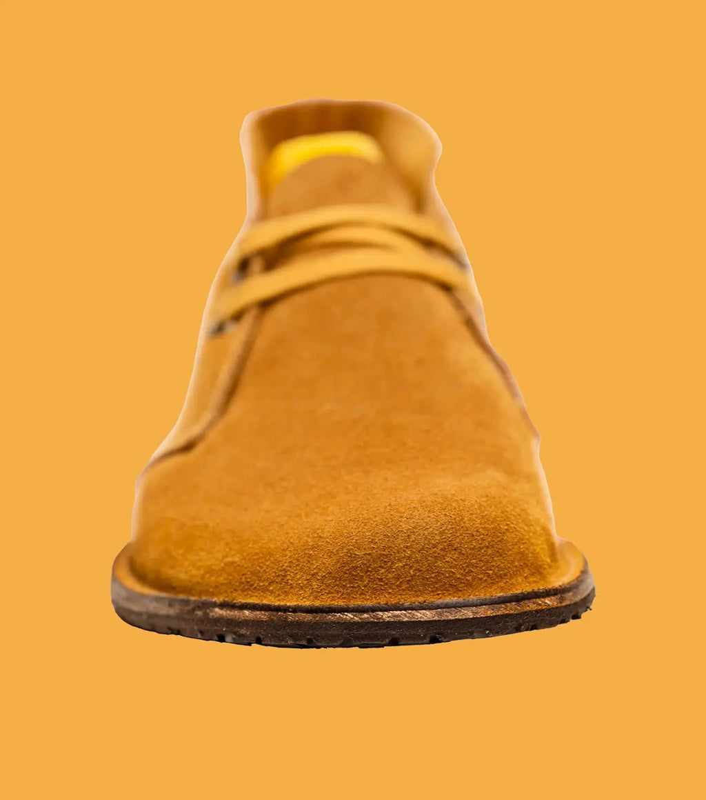 Gaucho Ninja - Pals Barefoot en Daim Marron Désert - Bottines Barefoot