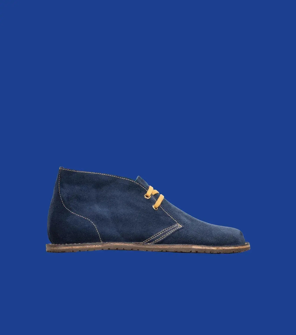 Gaucho Ninja - Barefoot Pals Blue Suede - Bottines Barefoot