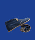 Gaucho Ninja - Barefoot Pals Blue Suede - Bottines Barefoot