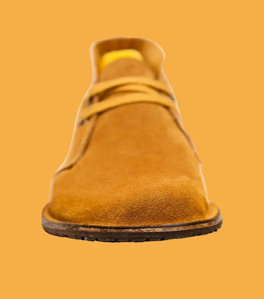 Gaucho Ninja - Barefoot Pals Desert Brown Suede - Botines Barefoot unisex marrones