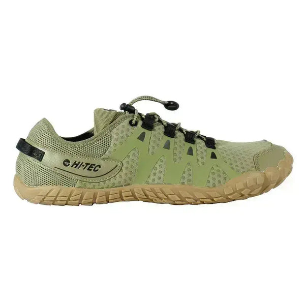 HI-Tec - Abyss Man Khaki - zapatillas barefoot de senderismo para hombre