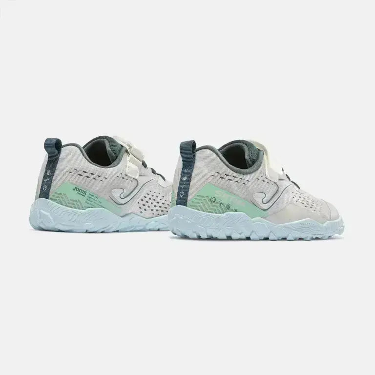JOMA - Sima Kids 2602 Blanco - Zapatillas barefoot infantiles para trail y senderismo