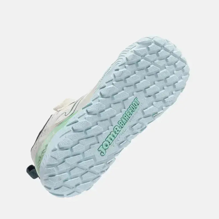JOMA - Sima Kids 2602 Blanco - Zapatillas barefoot infantiles para trail y senderismo