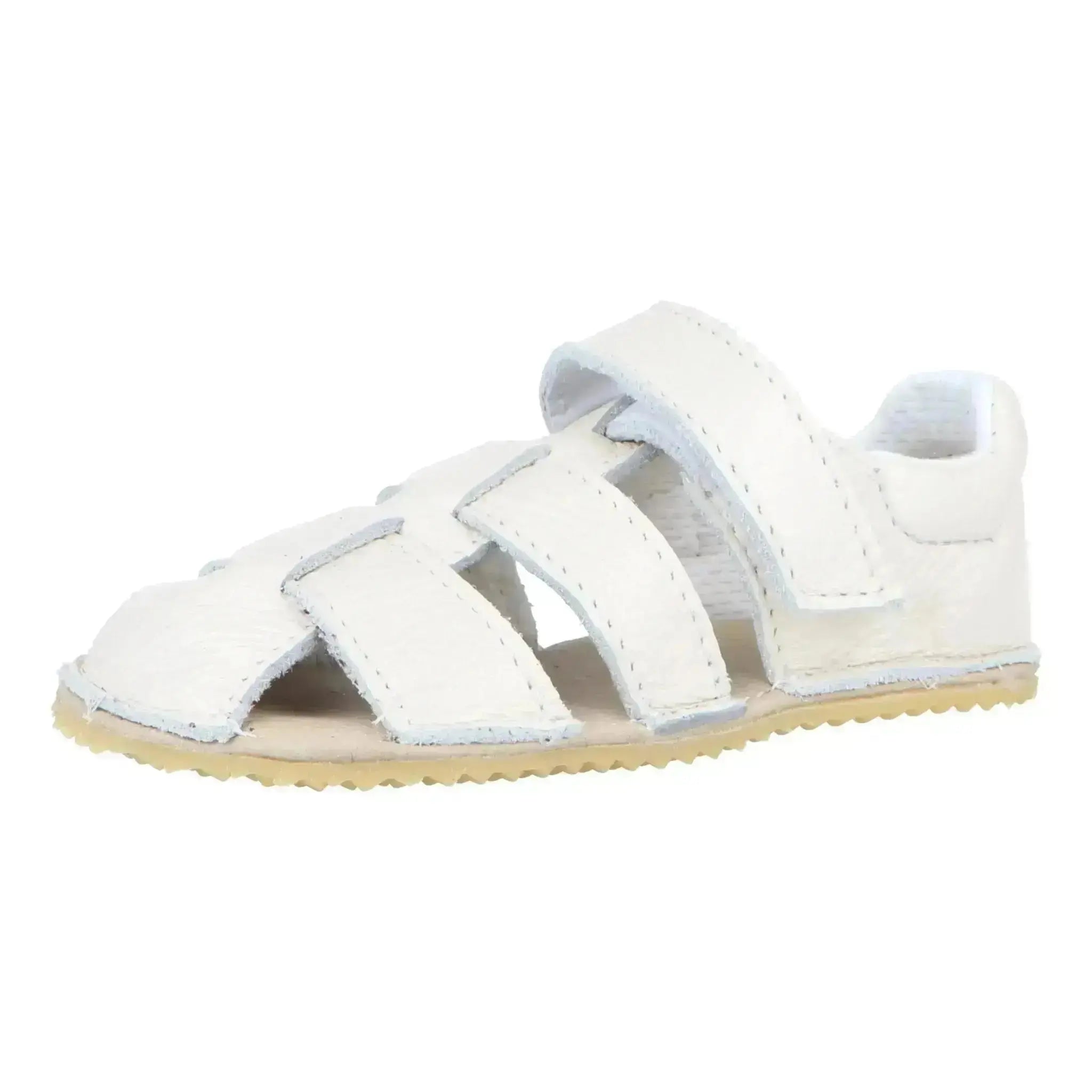Jonap - Zula Glossy white - Sandalias minimalistas infantiles blanco