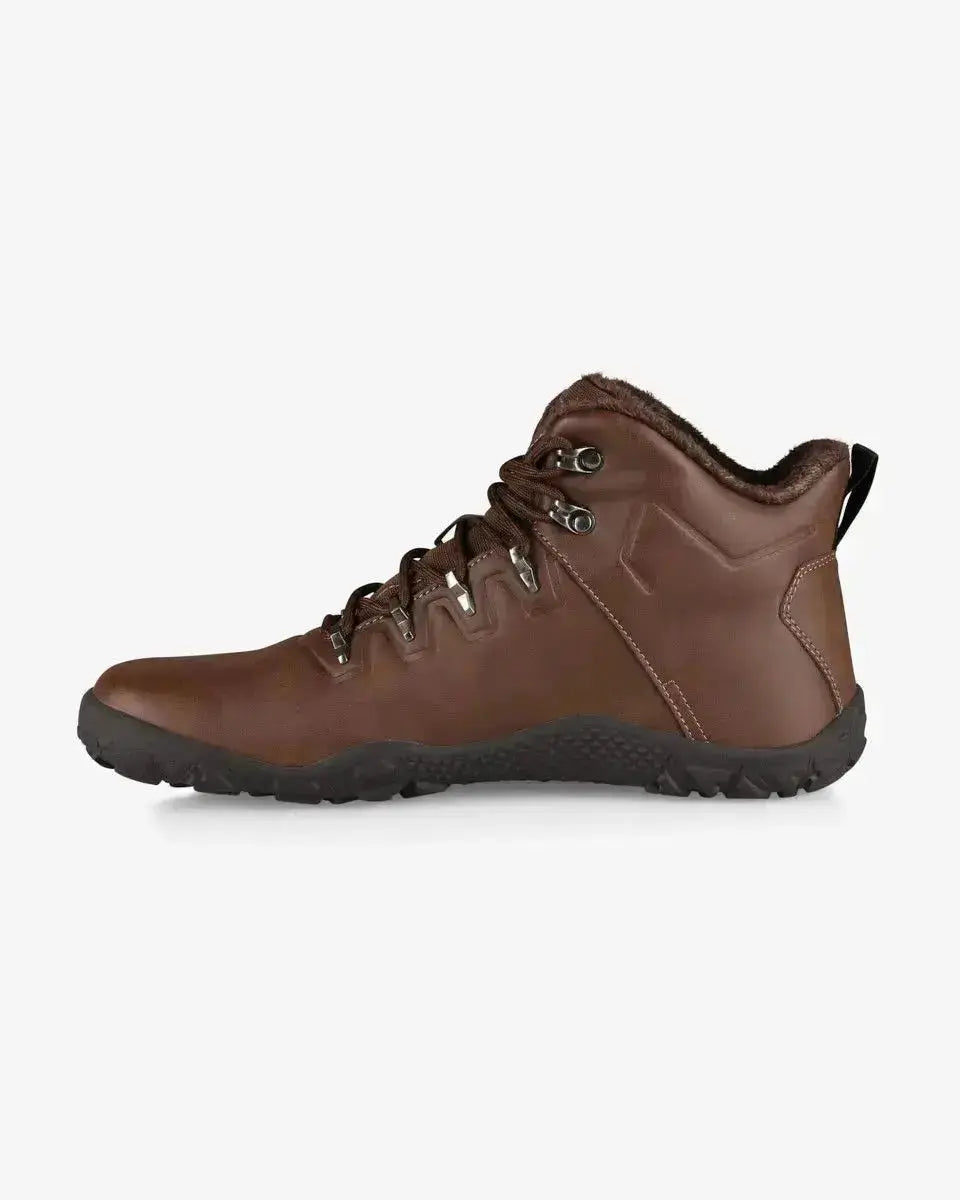 Kilpi Bare High WP-U Brown - Botas Barefoot para Senderismo Unisex Impermeables