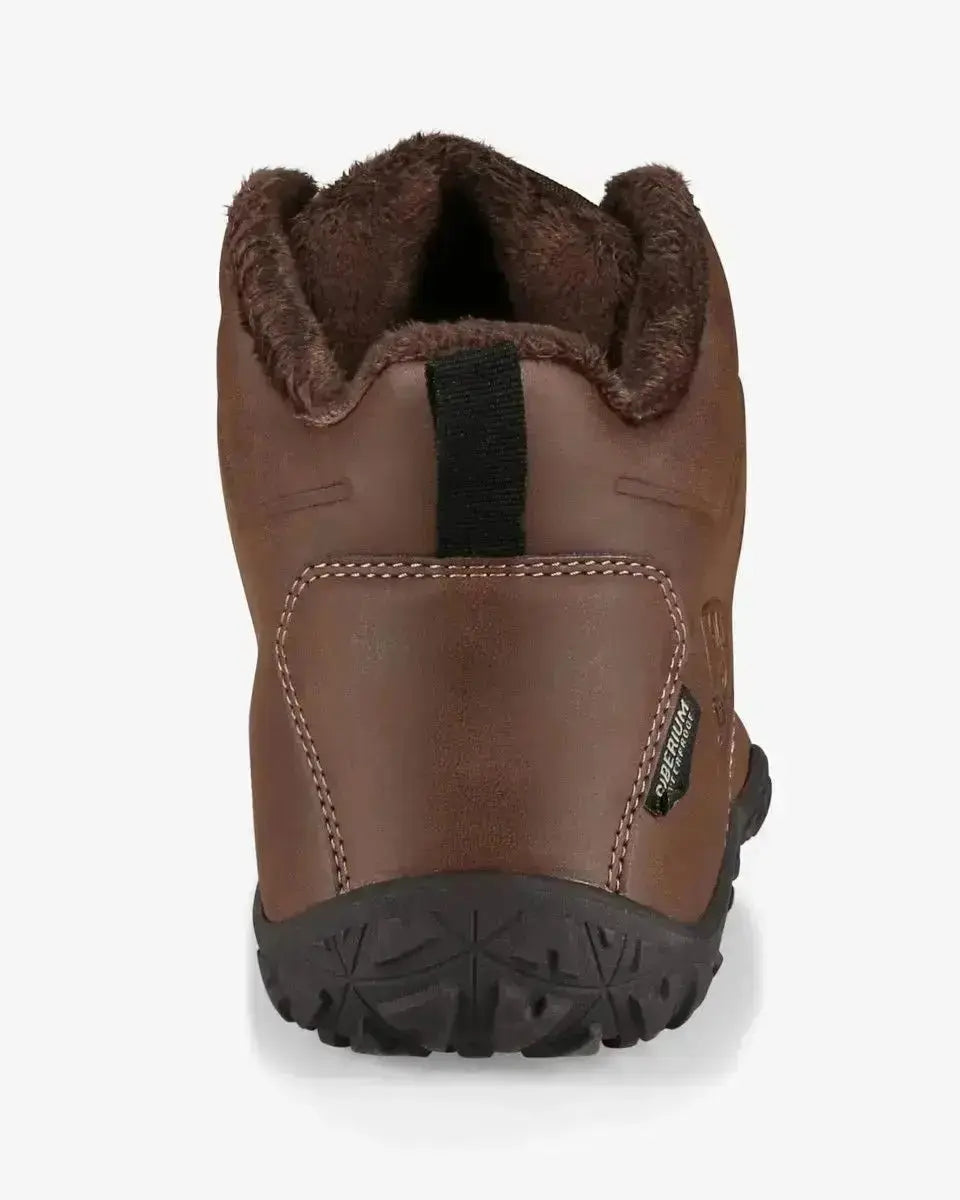Kilpi Bare High WP-U Brown - Botas Barefoot para Senderismo Unisex Impermeables