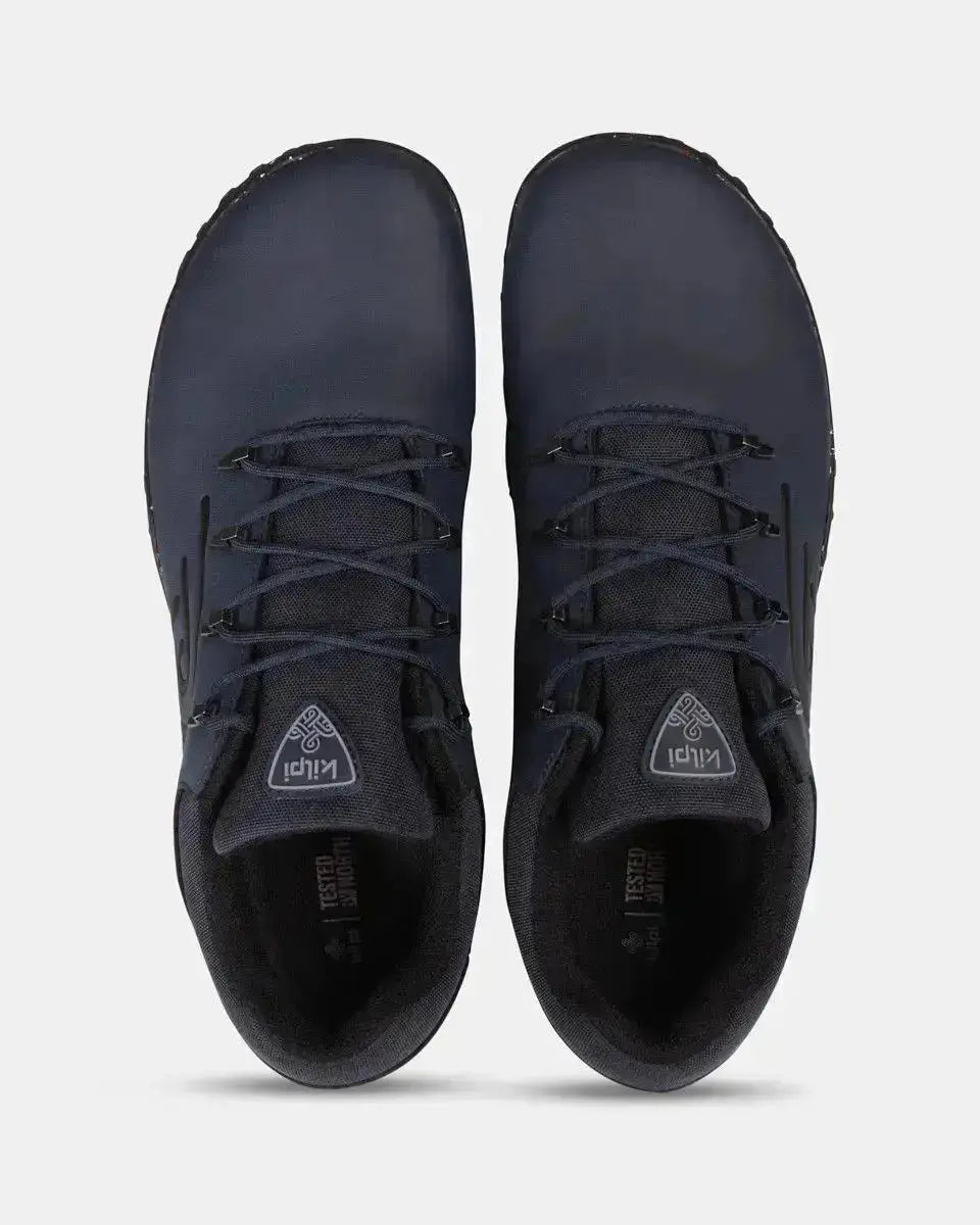 Kilpi Barelo Low-U Dark Blue - Zapatillas Barefoot para Senderismo unisex