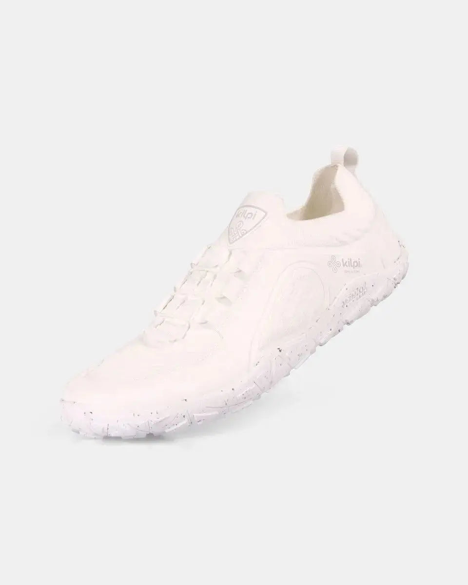 Kilpi Step Low-U White - Deportivas Barefoot Ligeras para Senderismo