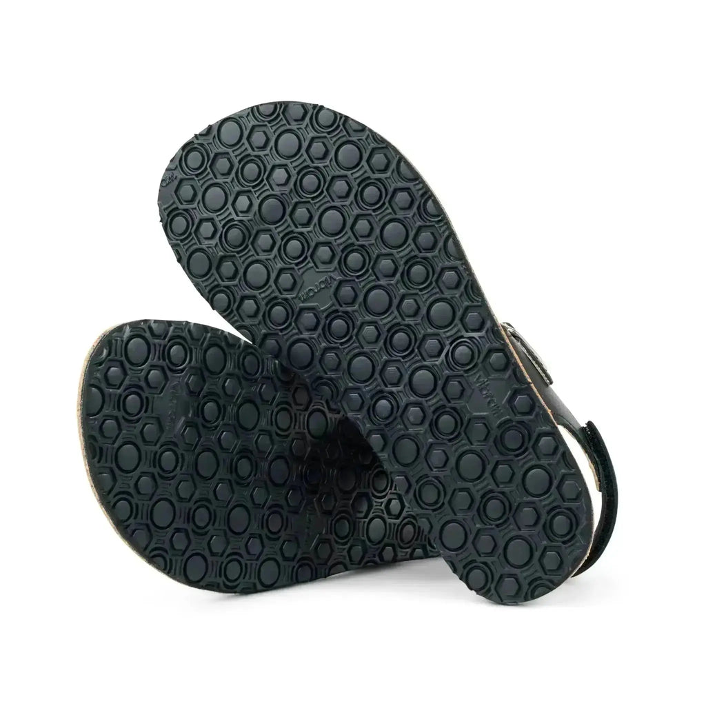 Koel - Ariana Napa Black - sandalias barefoot de dedo negras para mujer