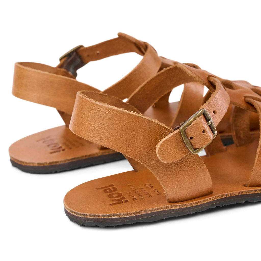 Koel - Athena Napa Honey - Sandales barefoot romaines