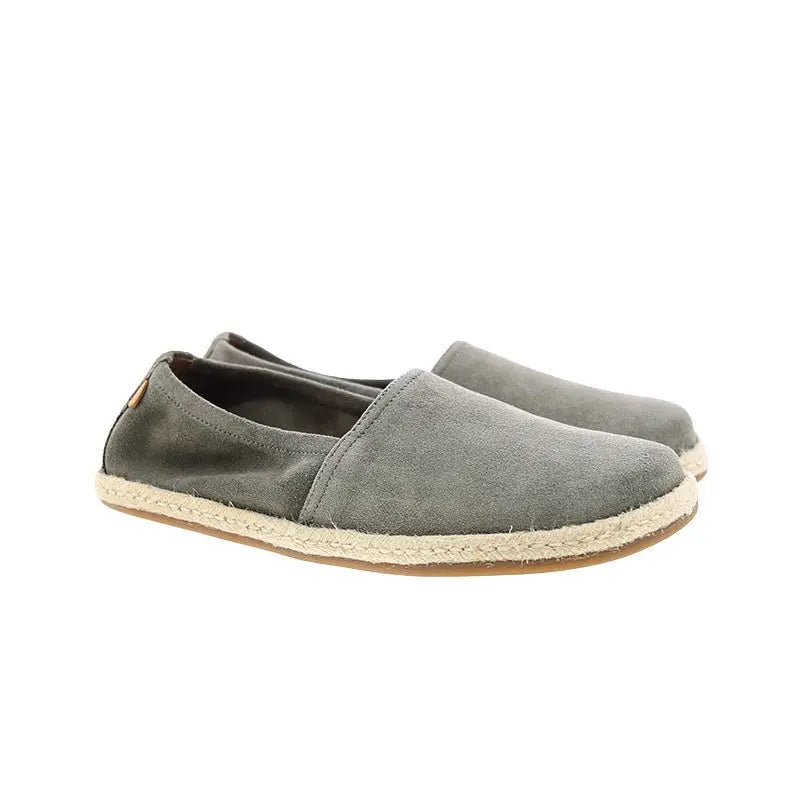 Koel - Daim Bonbon Olive - Espadrilles barefoot