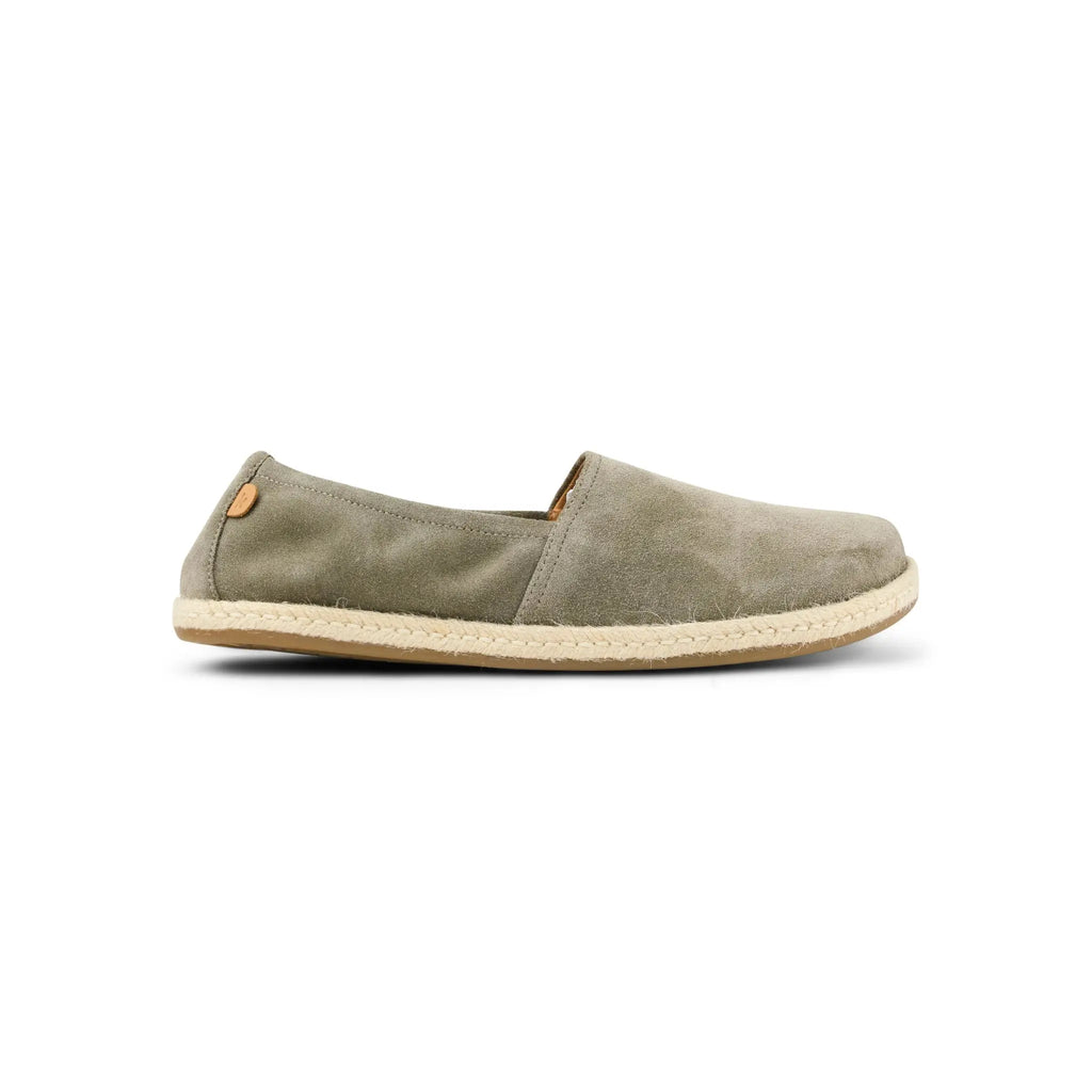 Koel - Daim Bonbon Olive - Espadrilles barefoot