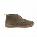 Koel - Fea Suede Eco Olive - Botines barefoot bajos de ante unisex