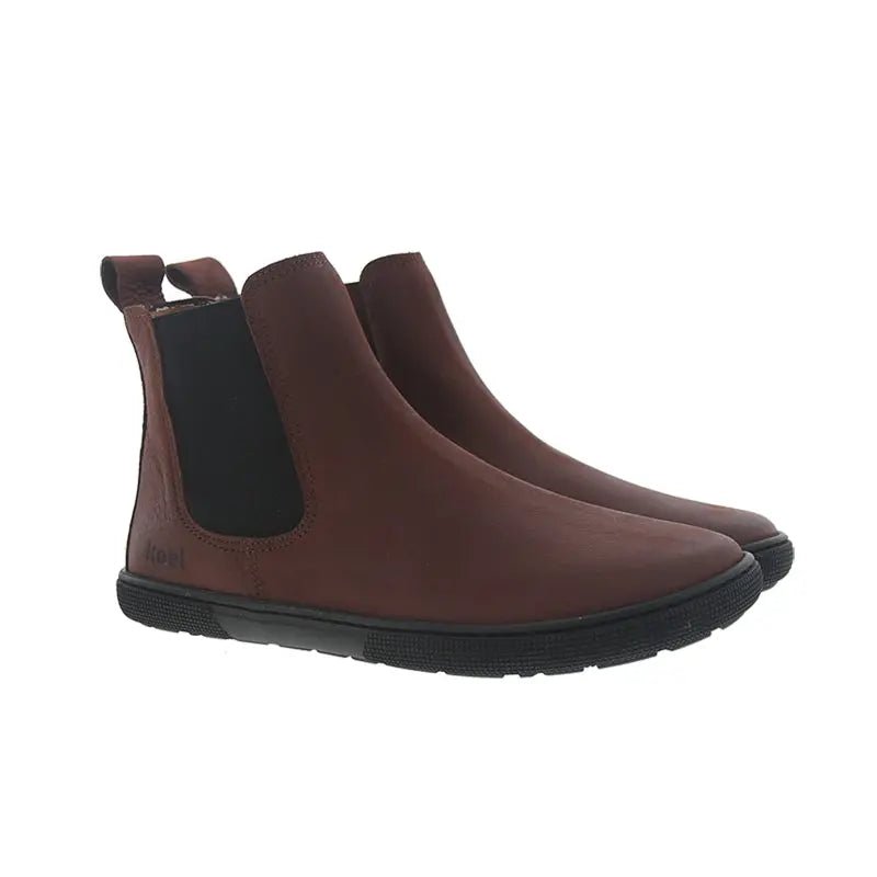 Koel - Bottines Chelsea Barefoot en Mérinos Chocolat
