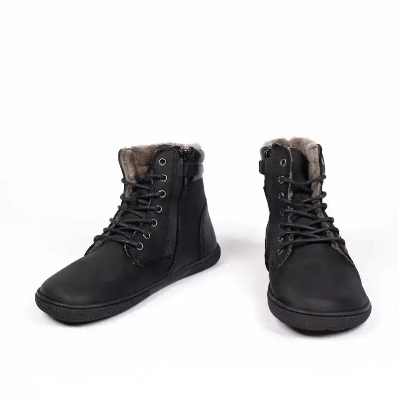 Koel - Florence Hydro Lambswool Black - Botas Barefoot unisex negras
