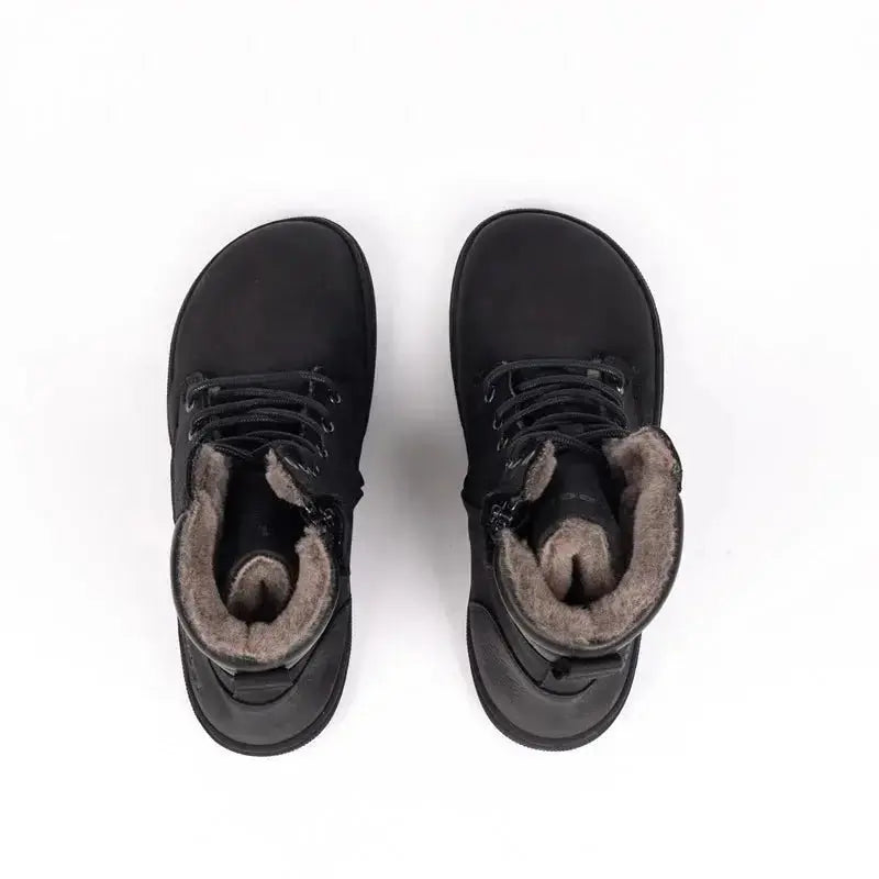 Koel - Florence Hydro Lambswool Black - Botas Barefoot unisex negras