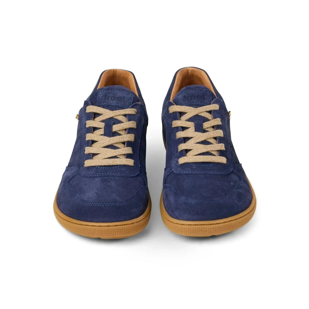 Koel Francie Suede Bleu - Chaussures barefoot en daim