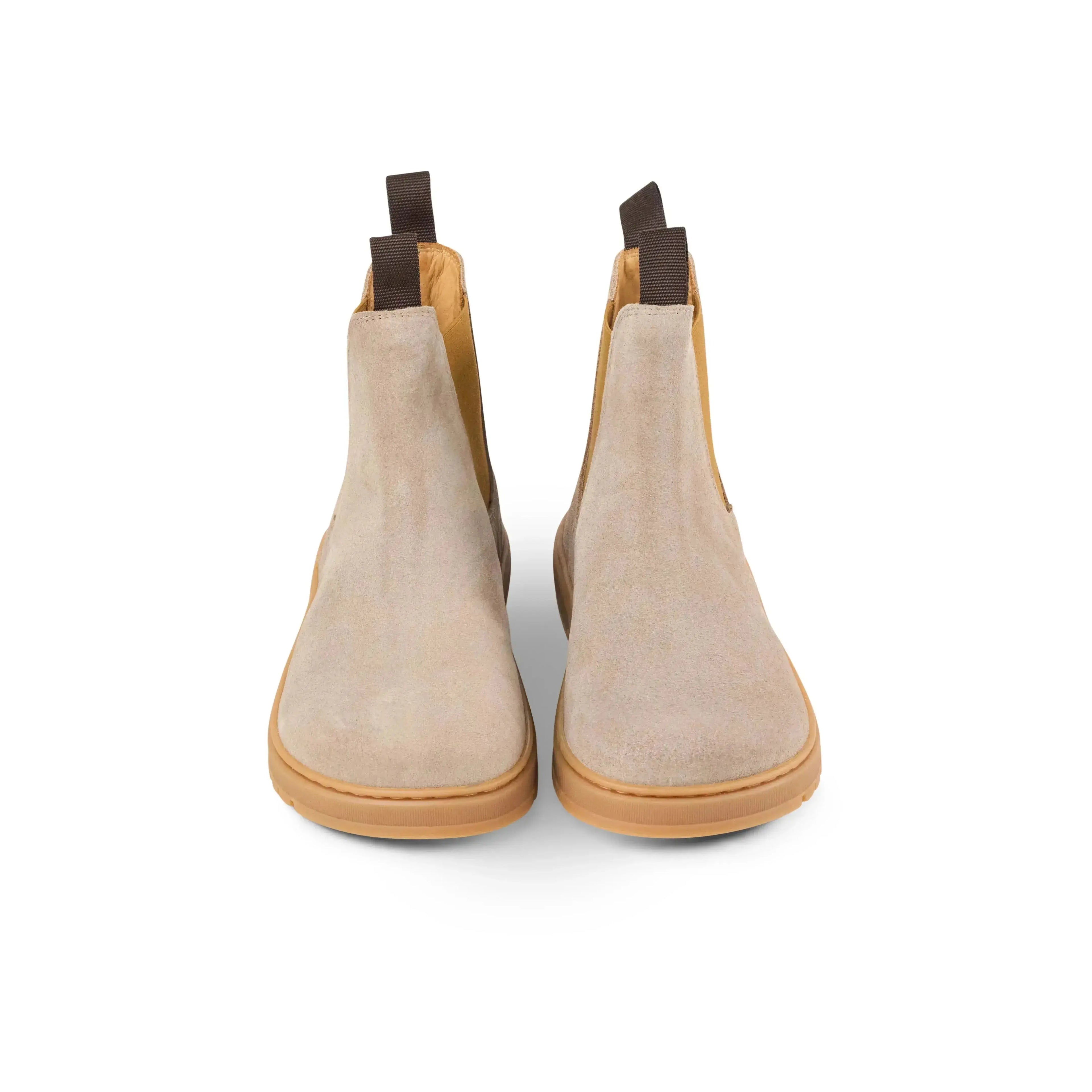 Koel Gavien Suede Taupe - Botines chelsea barefoot de mujer marrón claro