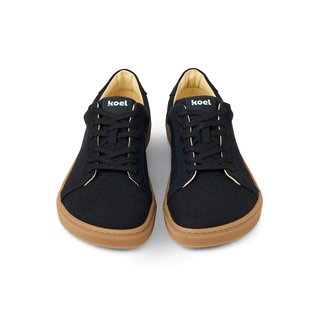 Koel Hazel Canvas Black Gum - Lonetas barefoot de mujer negras