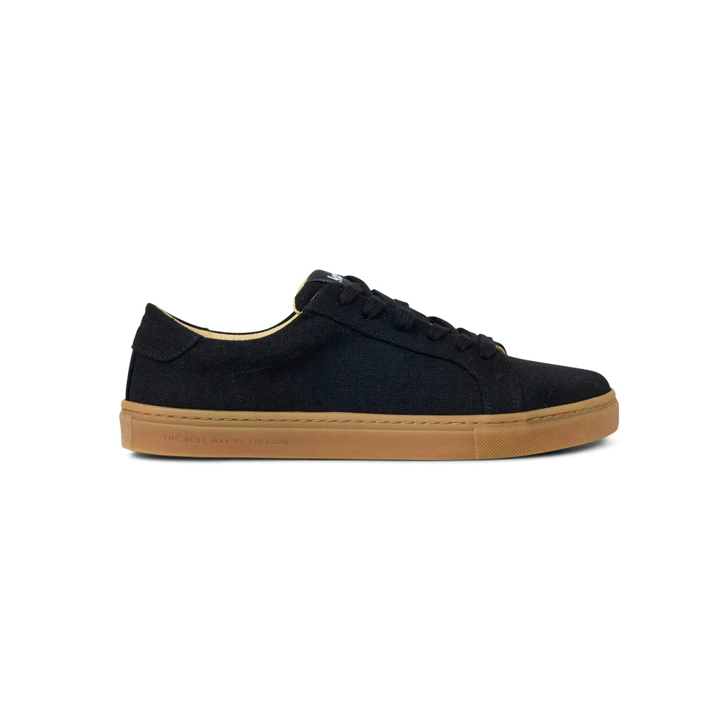 Koel Hazel Canvas Black Gum - Lonetas barefoot de mujer negras