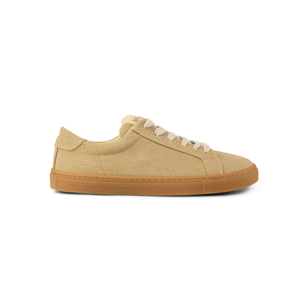 Koel Hazel Canvas Taupe - Chaussures barefoot femme toile taupe clair - Koel - Chaussures Barefoot - Boutique chaussures barefoot minimalistes et respectueuses