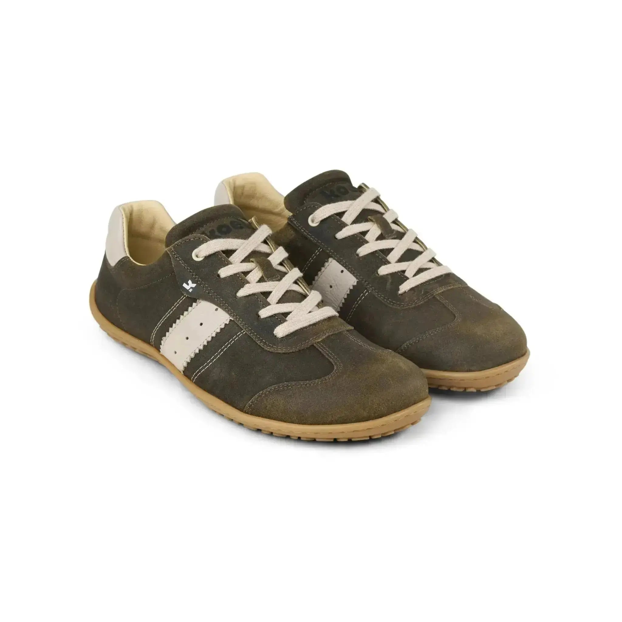 Koel - ILO Suede 3.0 Taupe - Baskets Barefoot Rétro