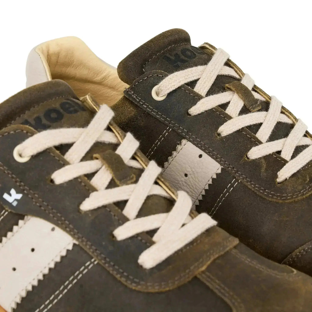Koel - ILO Suede 3.0 Taupe - Baskets Barefoot Rétro