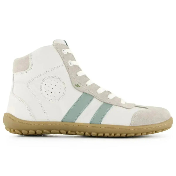 Koel - Ika Napa Mint - Zapatillas barefoot de caña alta para mujer blancas