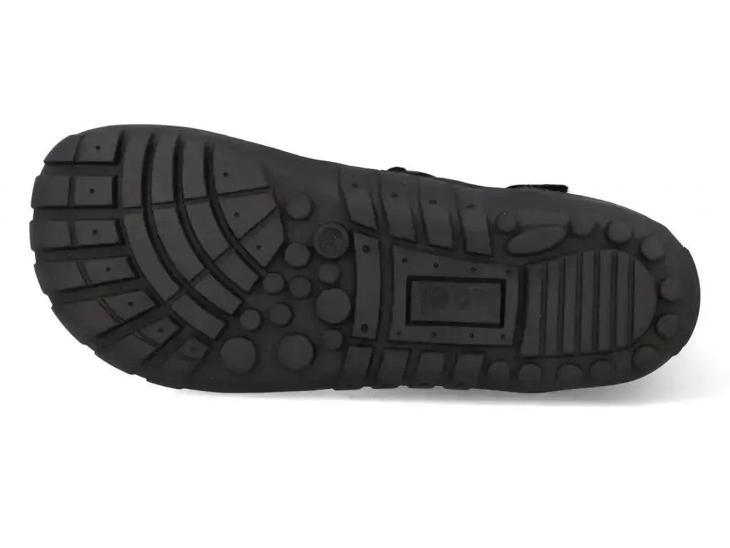 Koel - Lars Hydro Lambswool - Botines barefoot tipo moteros negros para mujer