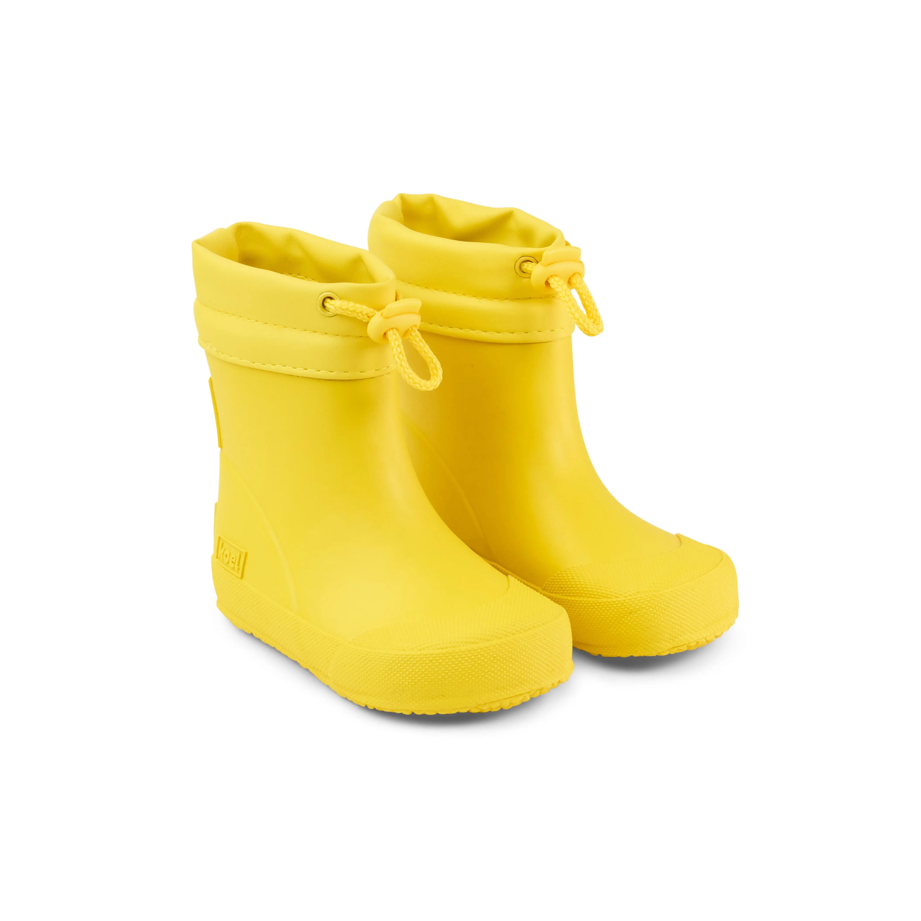 Koel Wibi Yellow - botas de agua respetuosas de primeros pasos amarillas  Cacles Barefoot