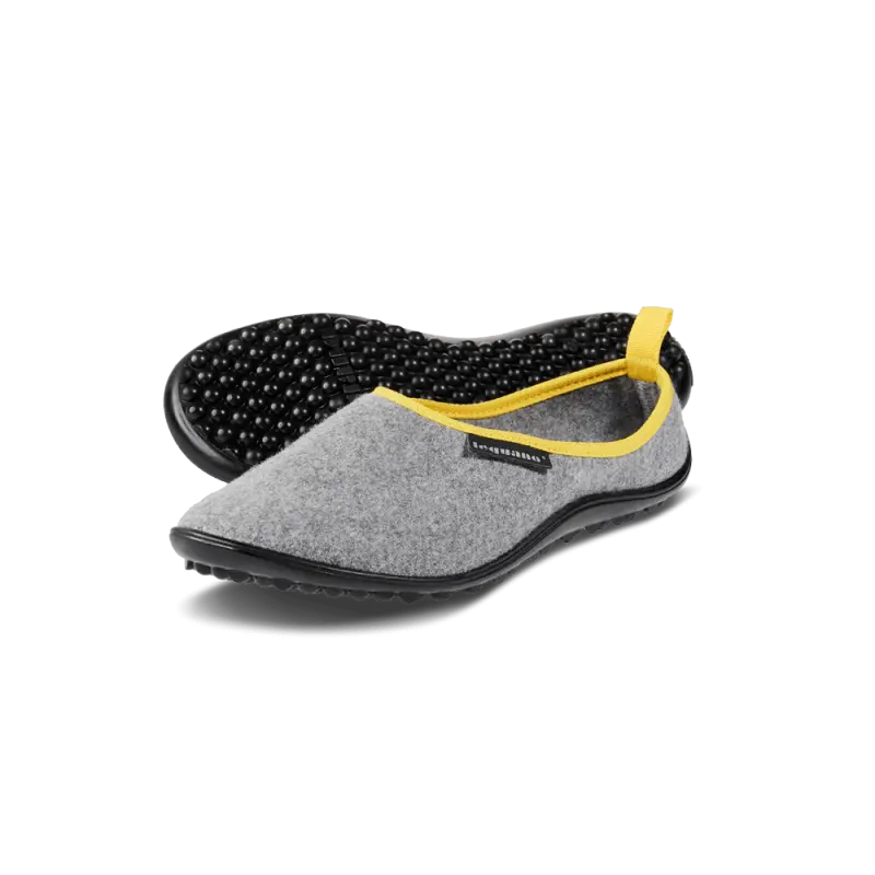 Leguano Acasa Yellow Slipper - zapatillas de casa barefoot  Cacles Barefoot