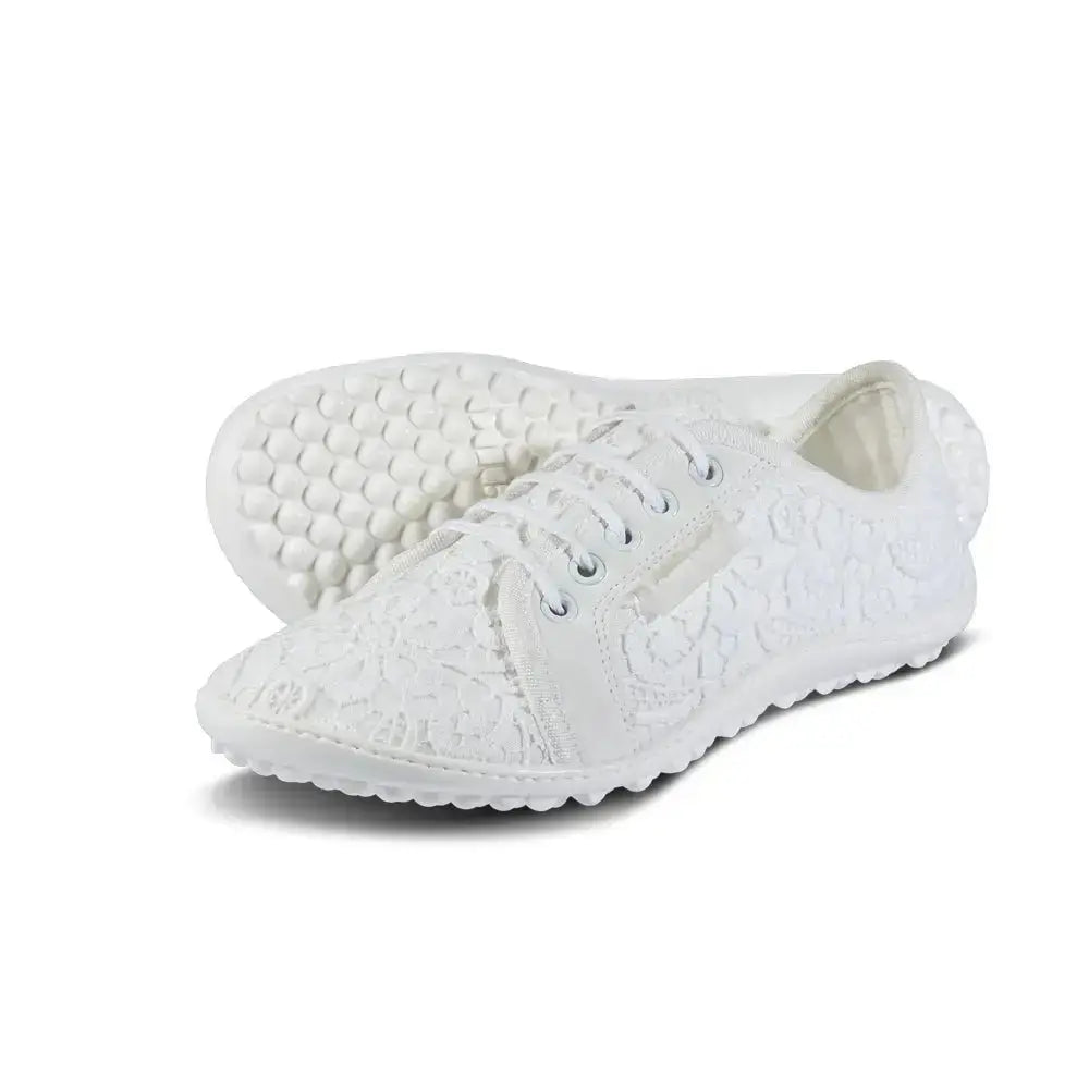 Leguano Amalfi Bianco - Deportivas barefoot elegantes