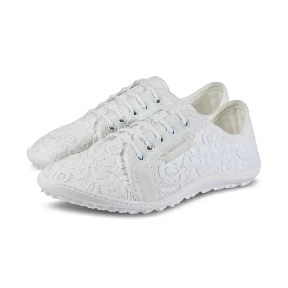 Leguano Amalfi Bianco - Deportivas barefoot elegantes