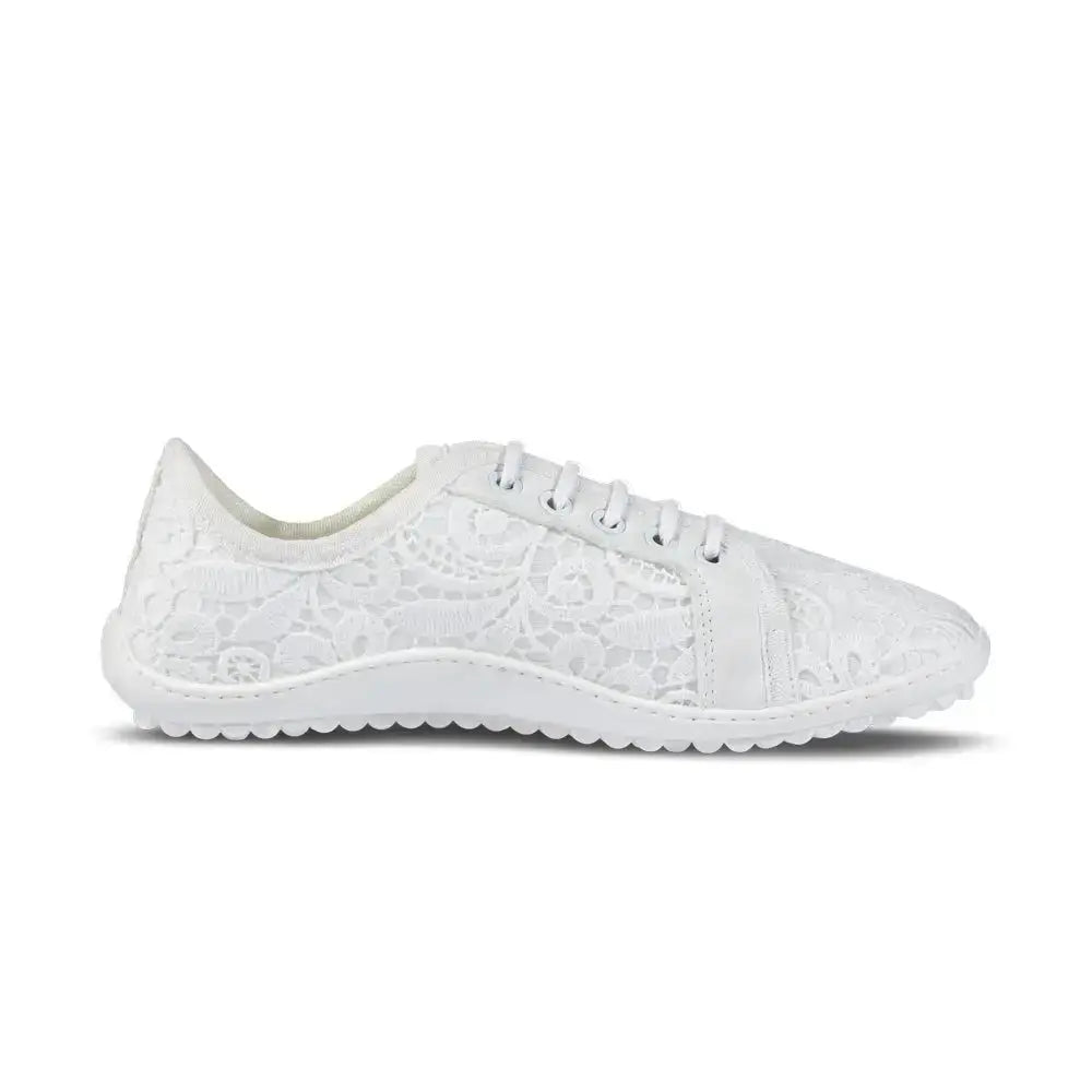 Leguano Amalfi Bianco - Deportivas barefoot elegantes