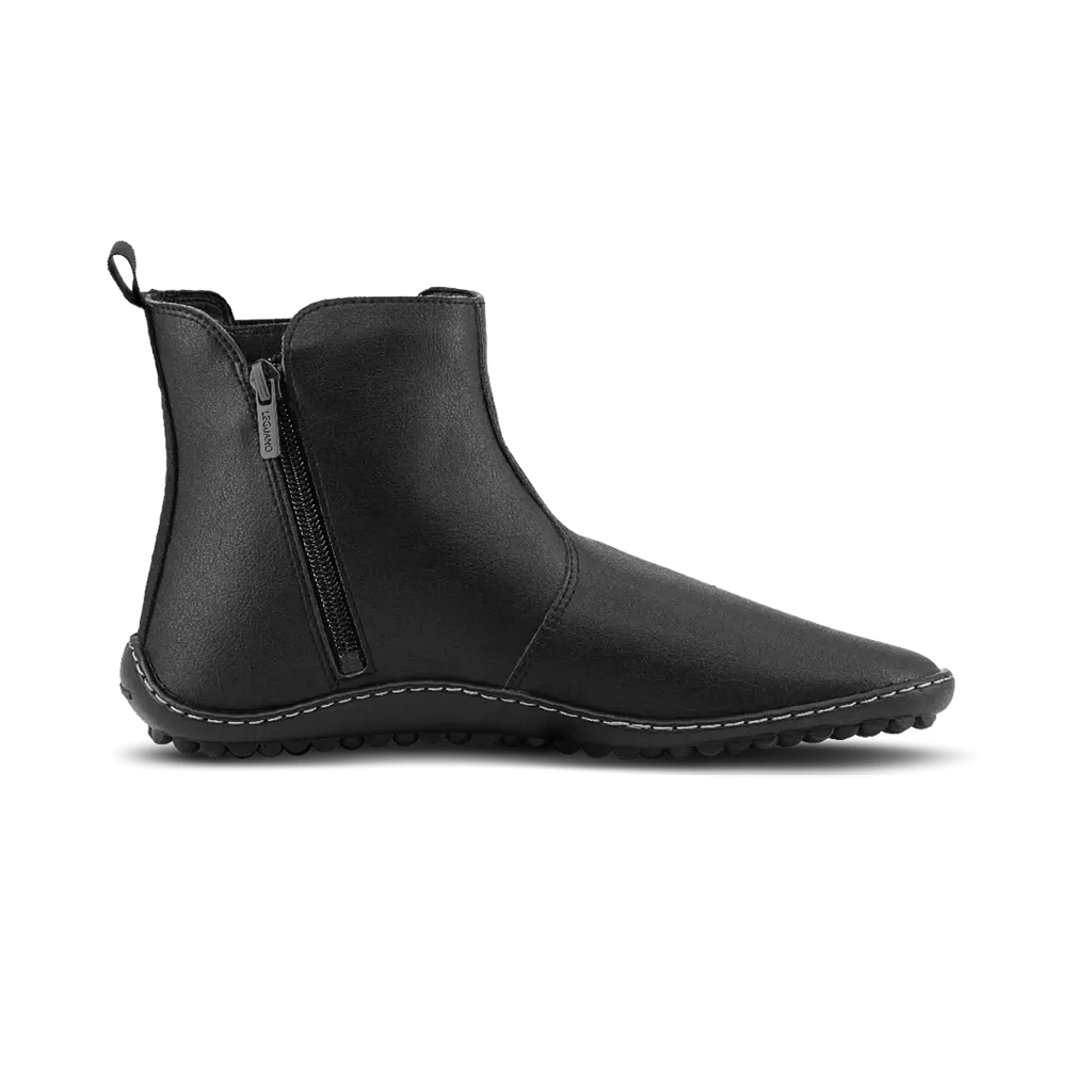 Leguano Bareboot - Botines Chelsea Barefoot Unisex Negros  Cacles Barefoot