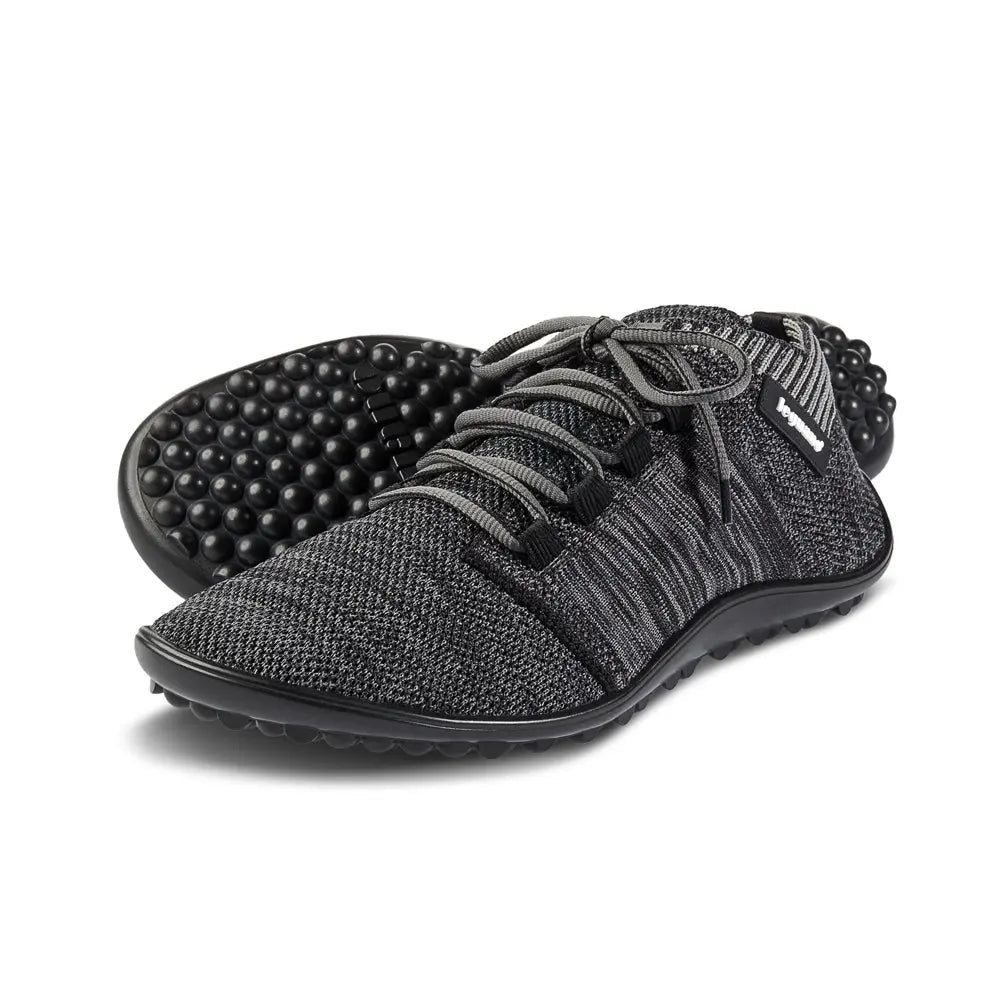 Leguano - Beat Anthrazit - Zapatillas Barefoot ligeras media caña