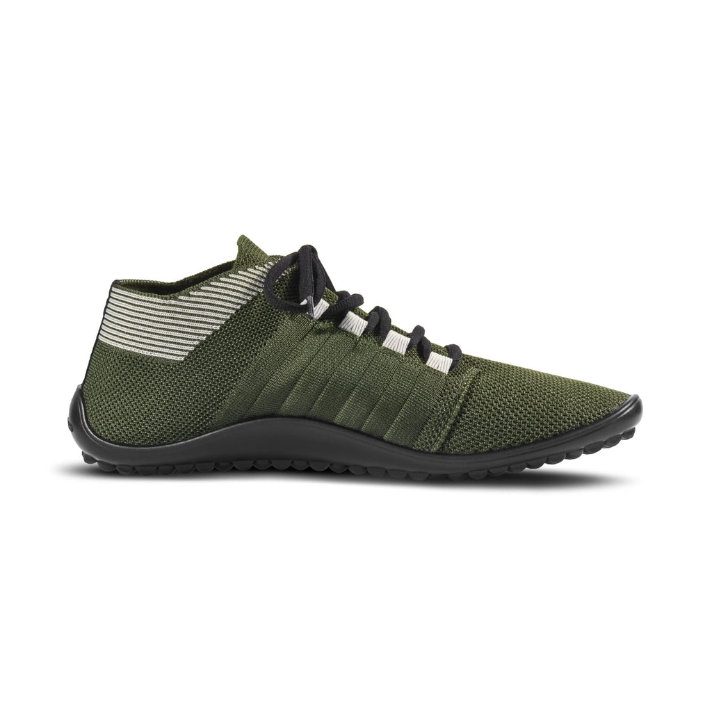 Leguano - Beat Olive - Zapatillas Barefoot ligeras media caña
