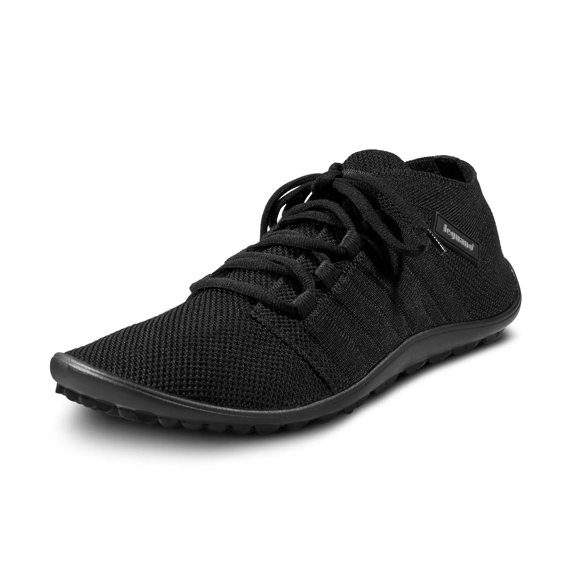 Leguano - Beat Schwarz - Zapatillas Barefoot ligeras media caña