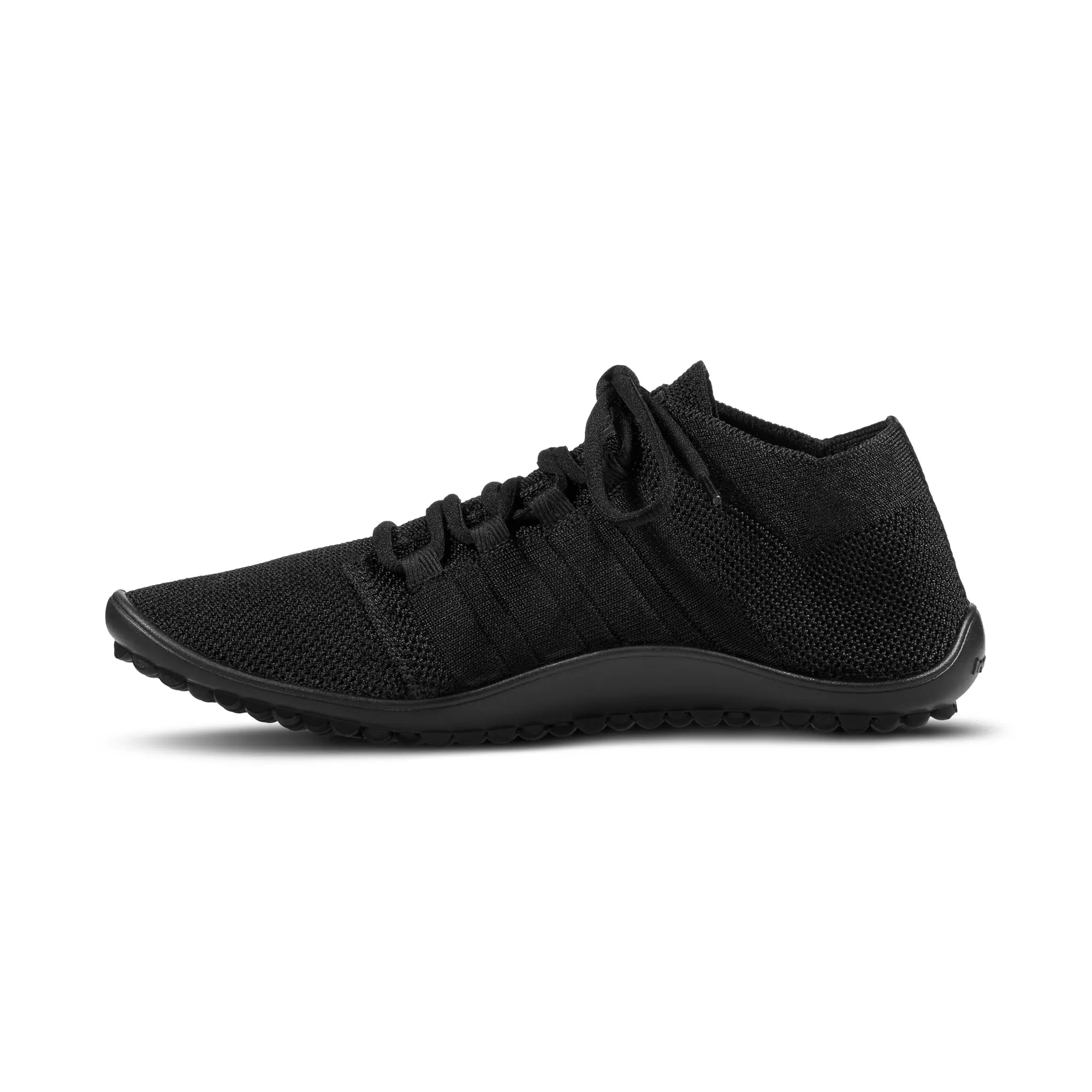 Leguano - Beat Schwarz - Zapatillas Barefoot ligeras media caña