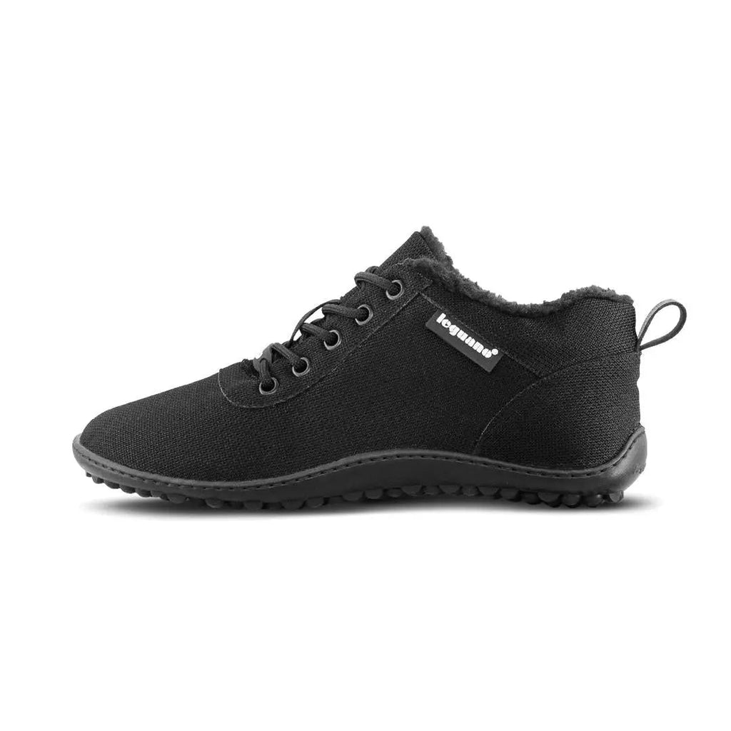 Leguano - Galaxo Noir - Bottines Barefoot légères et doublées