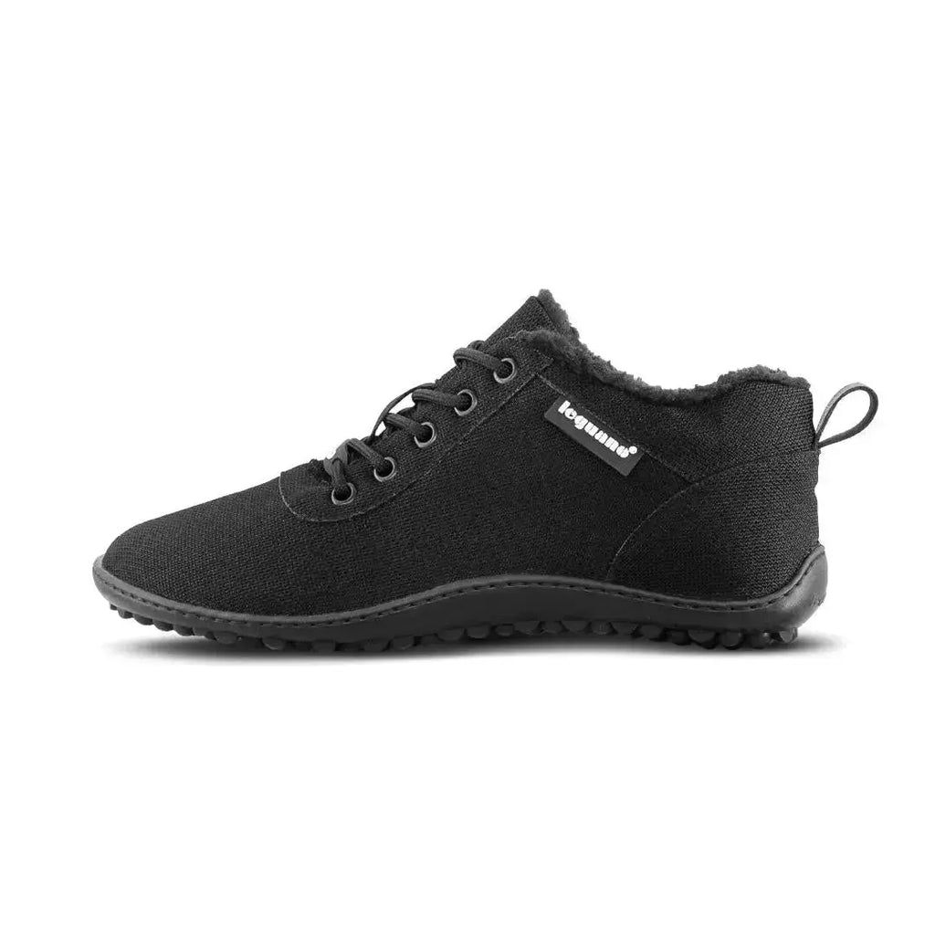 Leguano - Galaxo Noir - Bottines Barefoot légères et doublées