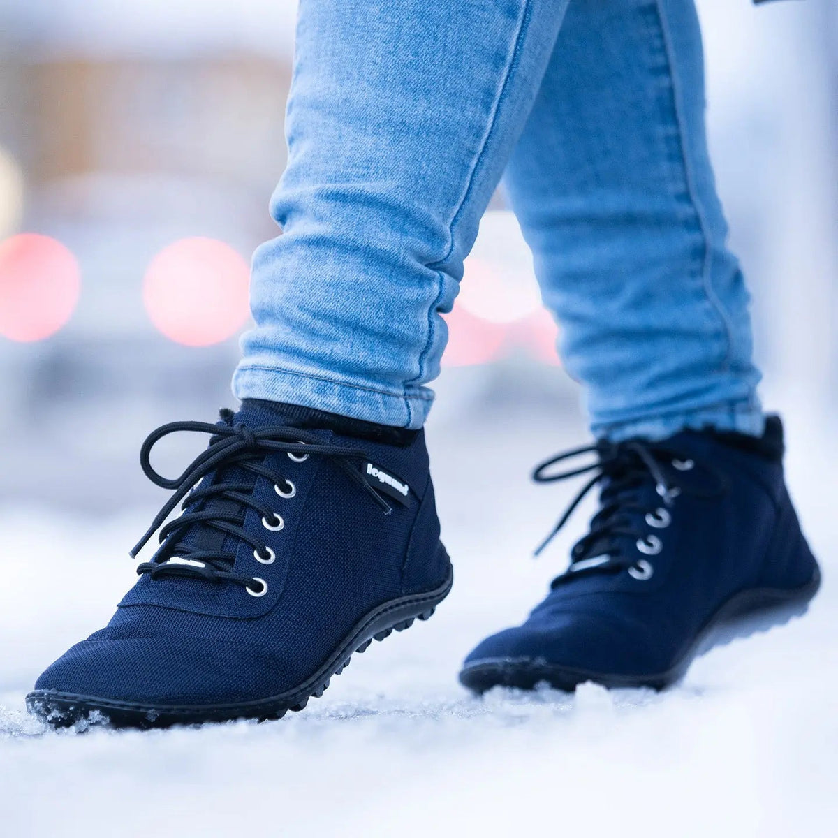 Leguano - Galaxo Bleu - Bottines Barefoot légères et doublées