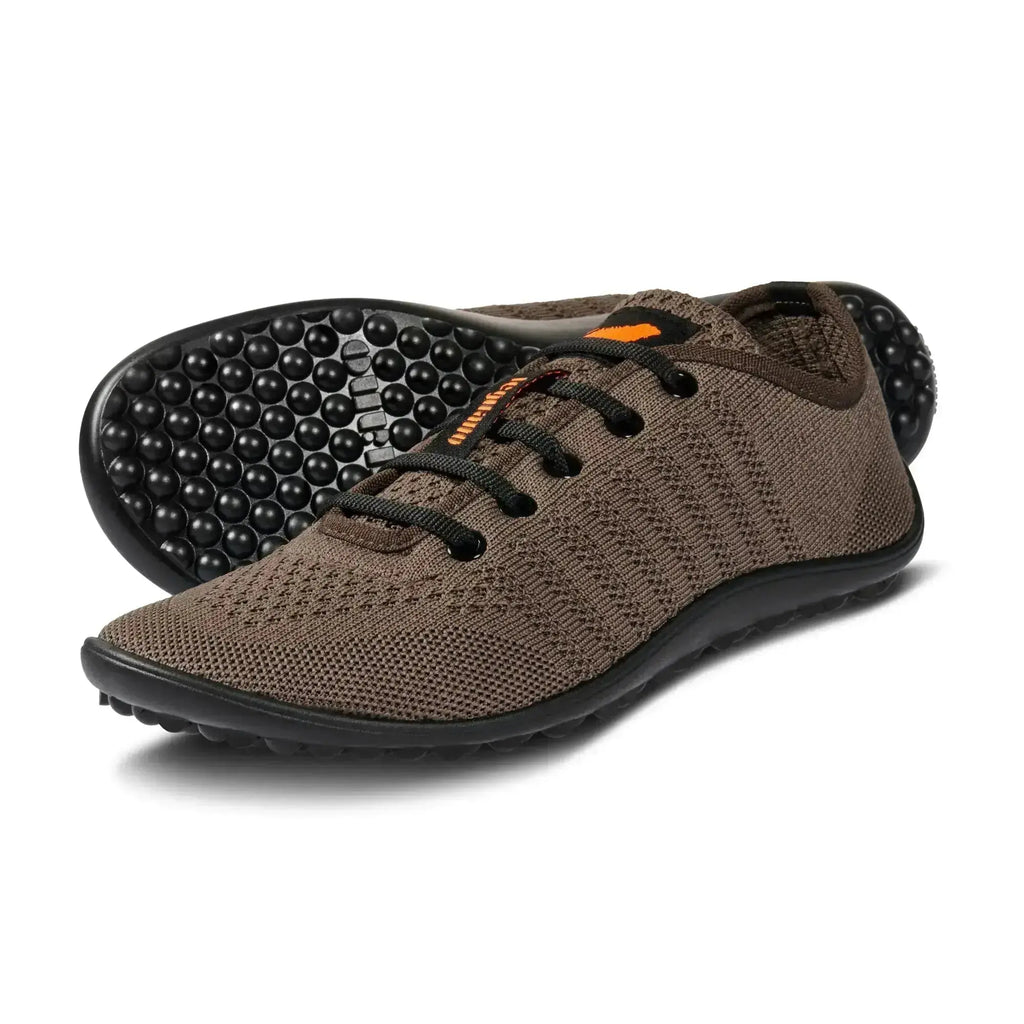 Leguano Go: Maron - Zapatillas barefoot elegantes unisex