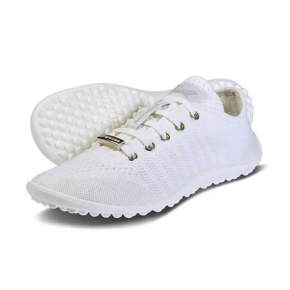 Leguano Go: White - Deportivas barefoot elegantes