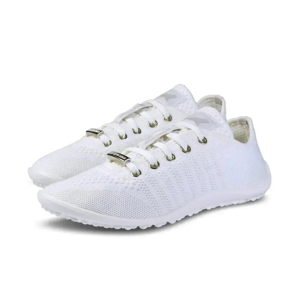 Leguano Go: White - Deportivas barefoot elegantes