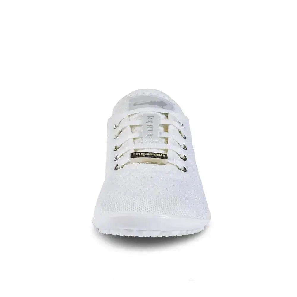 Leguano Go: White - Deportivas barefoot elegantes