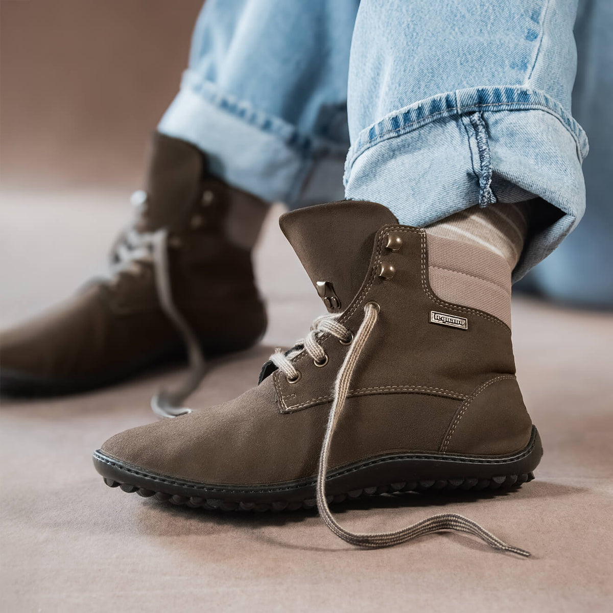 Leguano - Ice Bare Brown - Botas Descalças 