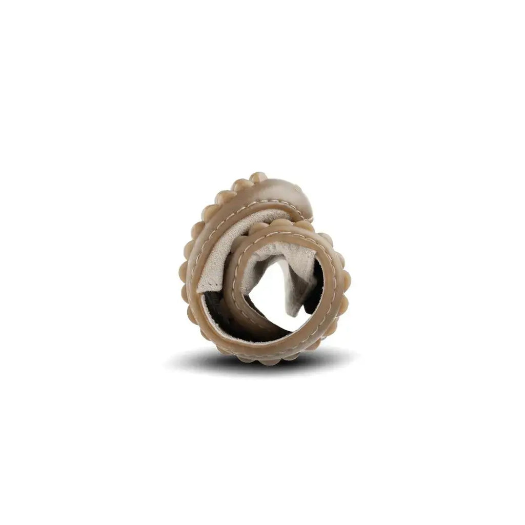 Leguano Jara Sand - Sandalias barefoot elegantes beige para mujer